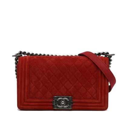 Chanel Medium Caviar Boy Flap Bag (SHG-vTrVA6)