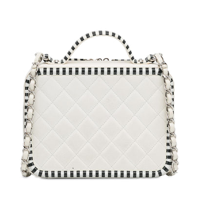Chanel Medium Caviar CC Filigree Vanity Case (SHG-APLaSU)