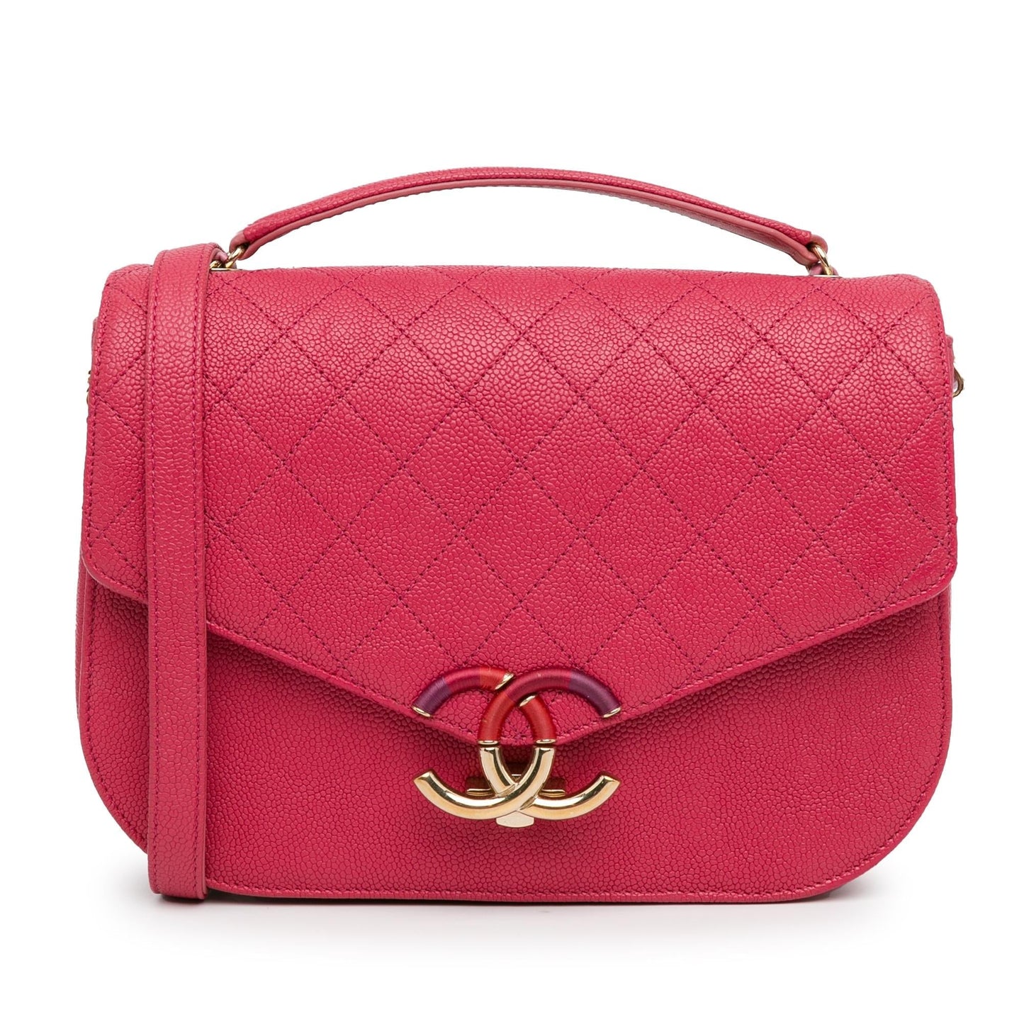 Chanel Medium Caviar Paris Cuba Thread Around Flap (SHG-nmjWmk)