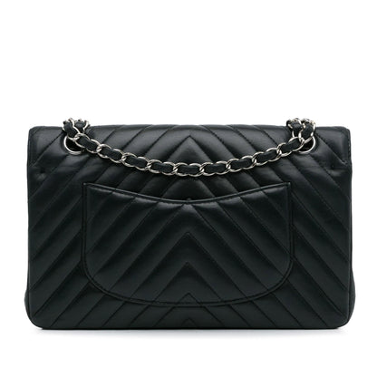 Chanel Medium Chevron Lambskin Double Flap (SHG-dzzHVL)