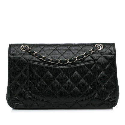Chanel Medium Classic Caviar Double Flap (SHG-WNK0ZG)