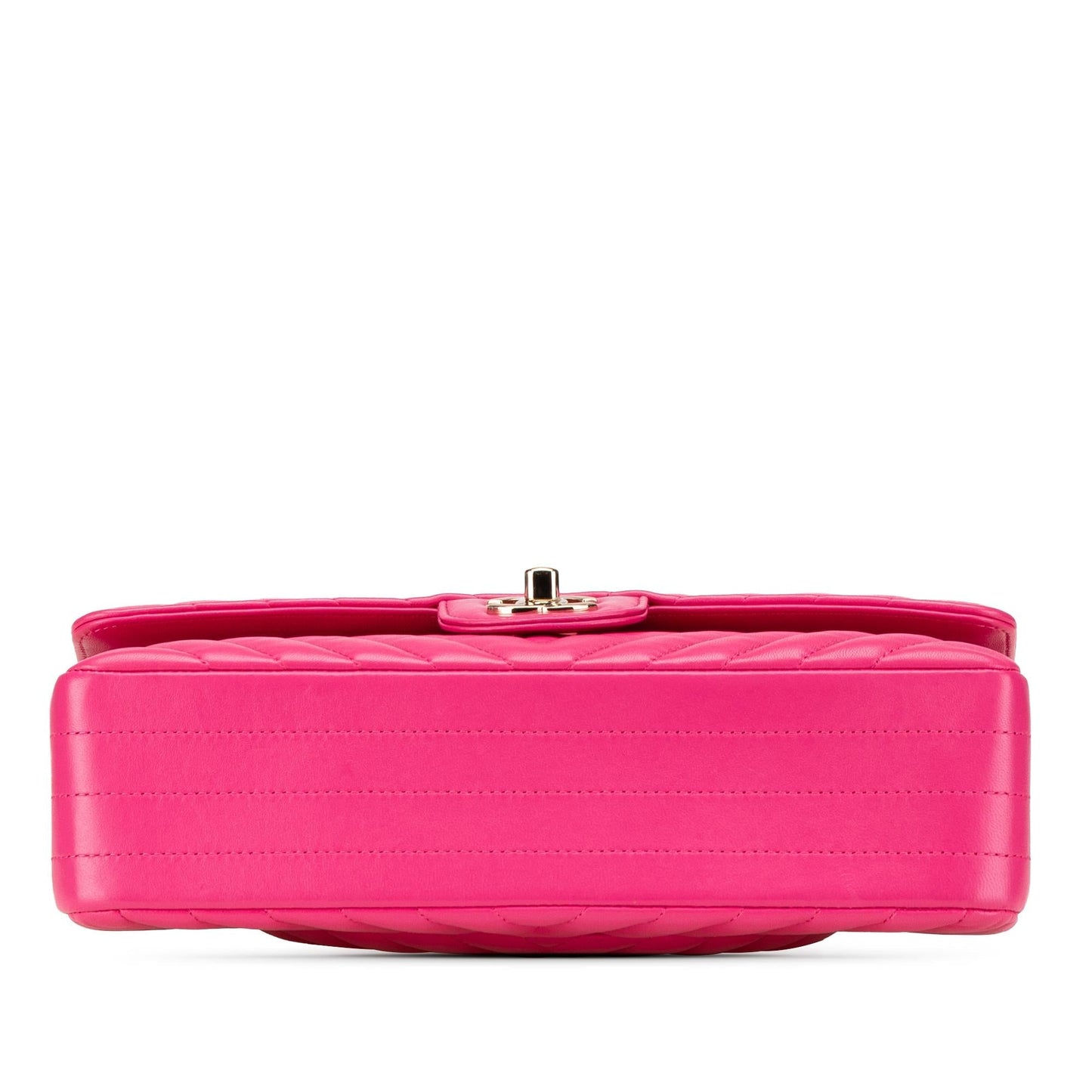 Chanel Medium Classic Chevron Lambskin Double Flap
