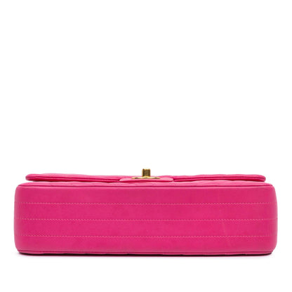 Chanel Medium Classic Chevron Lambskin Double Flap