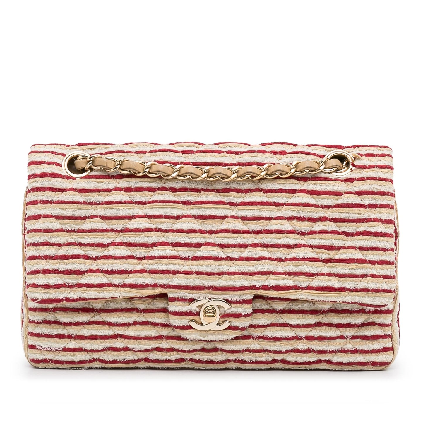 Chanel Medium Classic Jersey Coco Sailor Double Flap