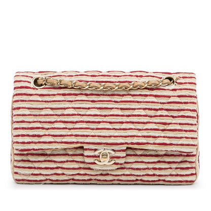 Chanel Medium Classic Jersey Coco Sailor Double Flap