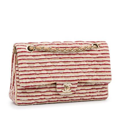 Chanel Medium Classic Jersey Coco Sailor Double Flap