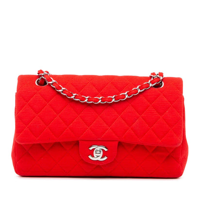 Chanel Medium Classic Jersey Double Flap