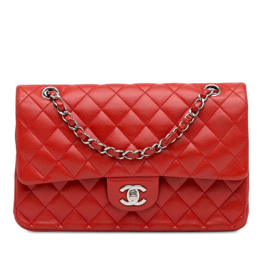 Chanel Medium Classic Lambskin Double Flap (SHG-6e5LDW)