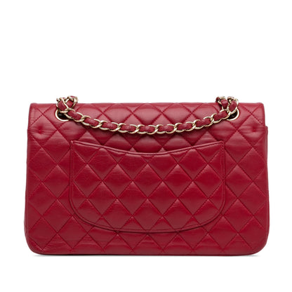 Chanel Medium Classic Lambskin Double Flap (SHG-VyY1OR)
