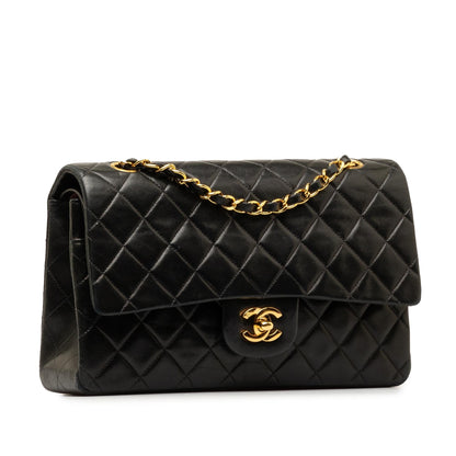Chanel Medium Classic Lambskin Double Flap (SHG-9pZcmQ)