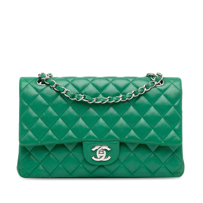 Chanel Medium Classic Lambskin Double Flap (SHG-dUgyW7)