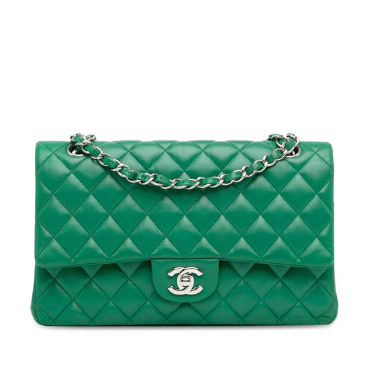 Chanel Medium Classic Lambskin Double Flap (SHG-dUgyW7)