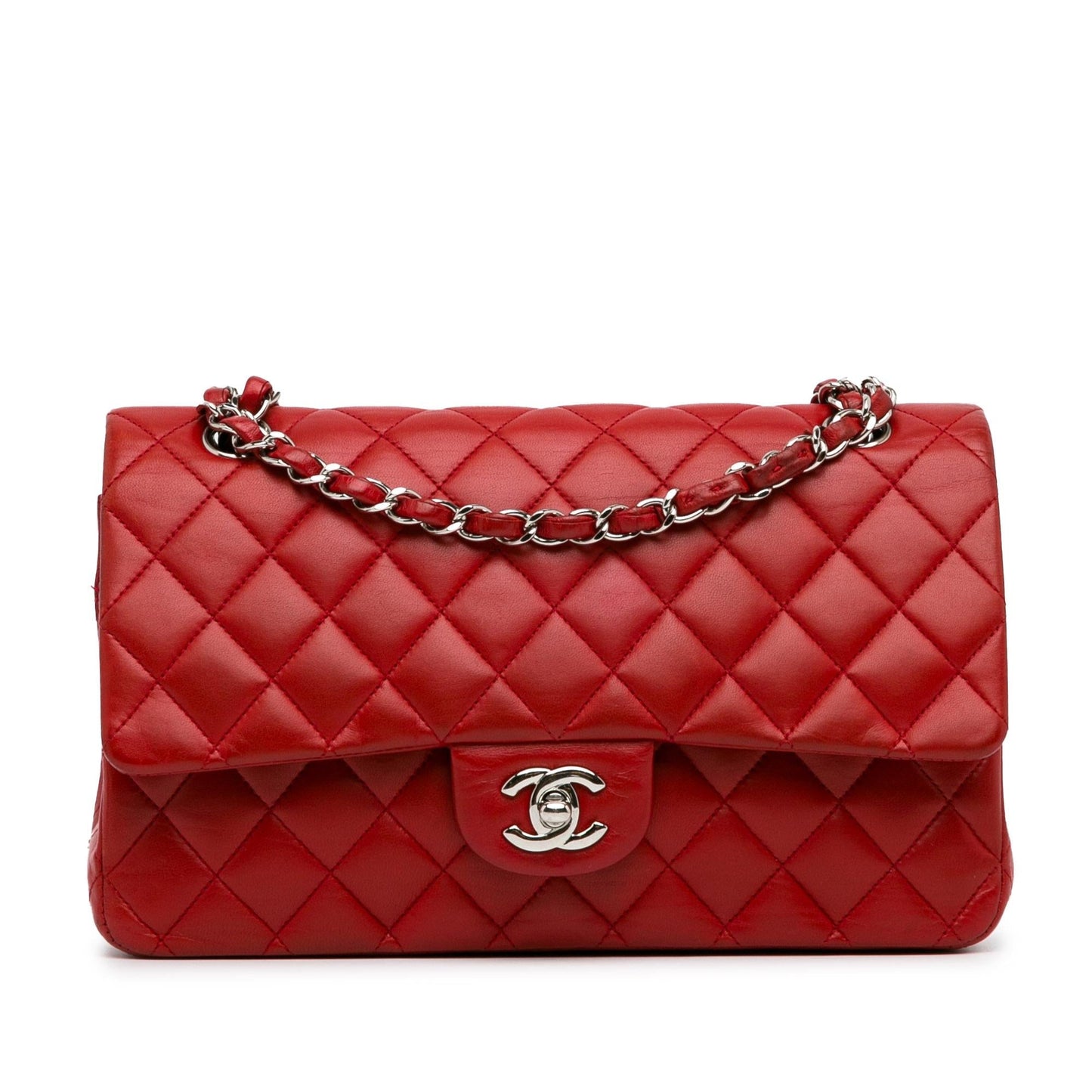 Chanel Medium Classic Lambskin Double Flap (SHG-JiGUz1)