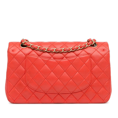 Chanel Medium Classic Lambskin Double Flap (SHG-H1Kink)