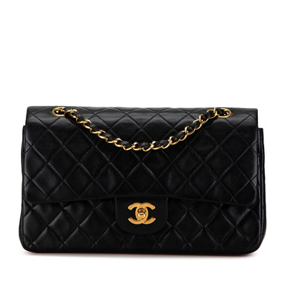 Chanel Medium Classic Lambskin Double Flap (SHG-GpukLW)