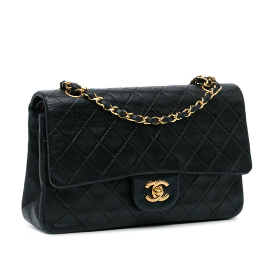Chanel Medium Classic Lambskin Double Flap (SHG-gDhpB9)
