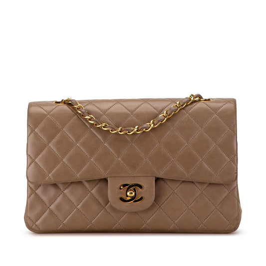 Chanel Medium Classic Lambskin Double Flap (SHG-oPVKa3)
