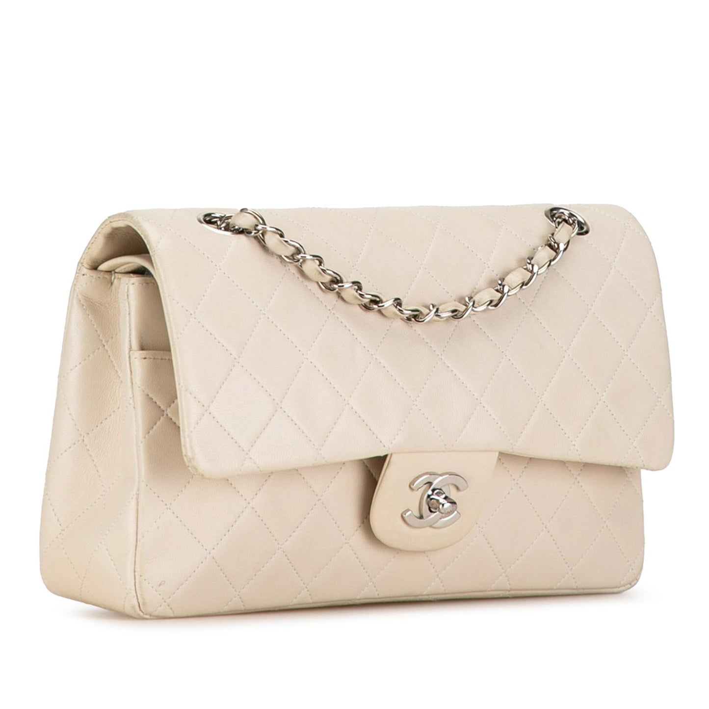 Chanel Medium Classic Lambskin Double Flap (SHG-co68b9)
