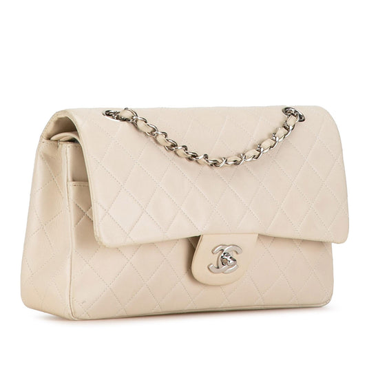 Chanel Medium Classic Lambskin Double Flap (SHG-co68b9)