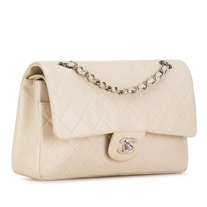 Chanel Medium Classic Lambskin Double Flap (SHG-U2UDWC)