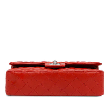 Chanel Medium Classic Lambskin Double Flap (SHG-hCviYB)