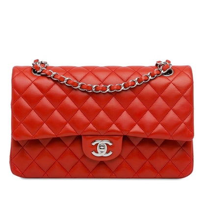 Chanel Medium Classic Lambskin Double Flap (SHG-hCviYB)