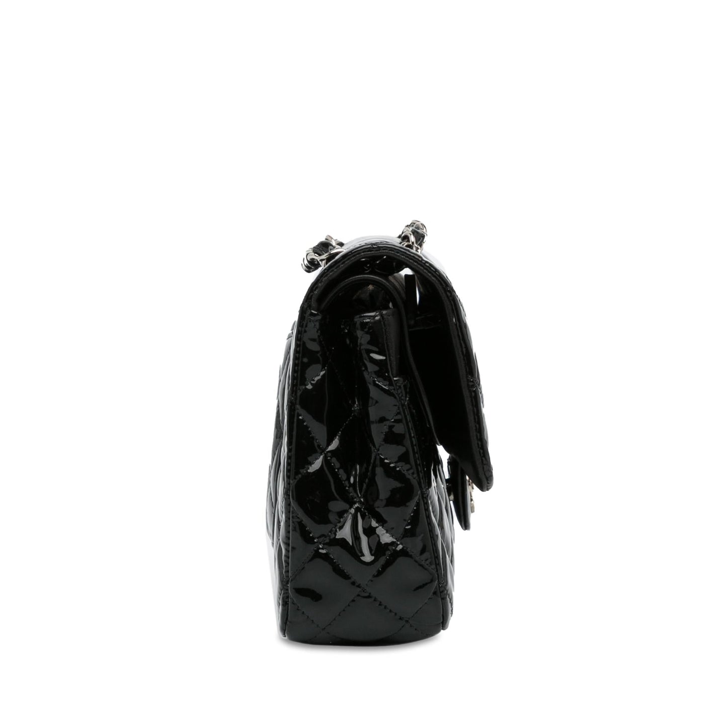 Chanel Medium Classic Patent Double Flap (SHG-mstM2R)