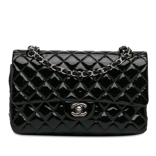 Chanel Medium Classic Patent Double Flap (SHG-mstM2R)