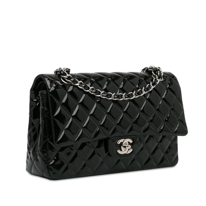 Chanel Medium Classic Patent Double Flap (SHG-2RaR0d)