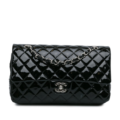 Chanel Medium Classic Patent Double Flap (SHG-RxvttZ)
