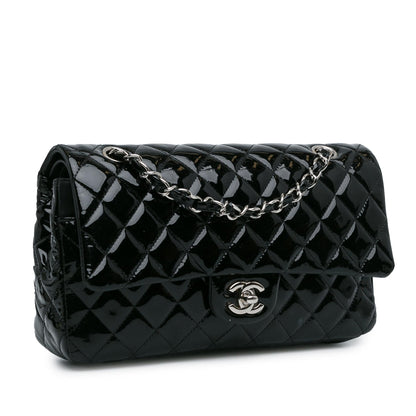Chanel Medium Classic Patent Double Flap (SHG-RxvttZ)