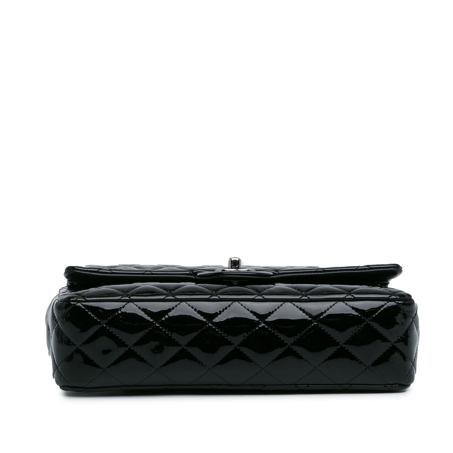 Chanel Medium Classic Patent Double Flap (SHG-BrQGTp)