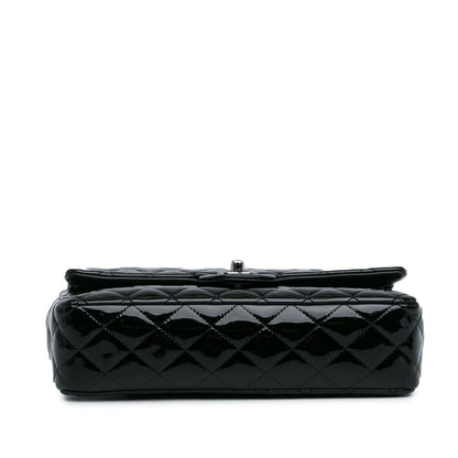 Chanel Medium Classic Patent Double Flap (SHG-BrQGTp)