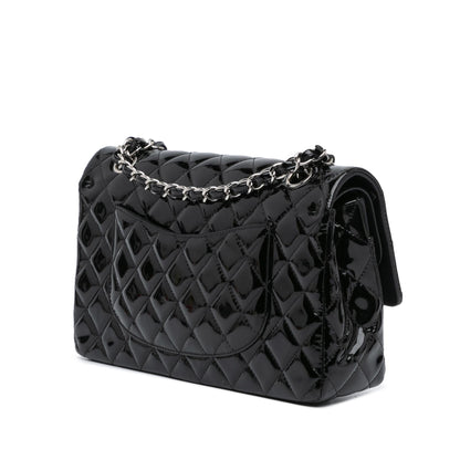 Chanel Medium Classic Patent Double Flap (SHG-p8CfGS)