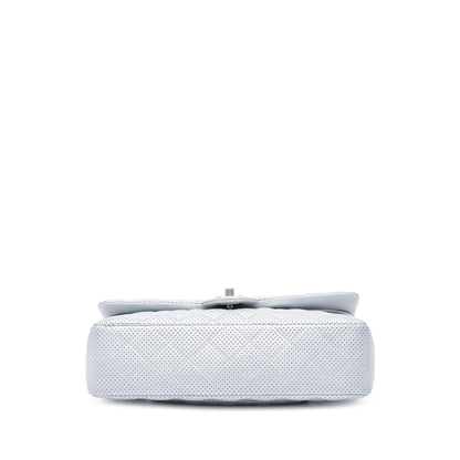 Chanel Medium Classic Perforated Lambskin Double Flap