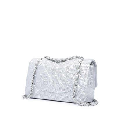 Chanel Medium Classic Perforated Lambskin Double Flap
