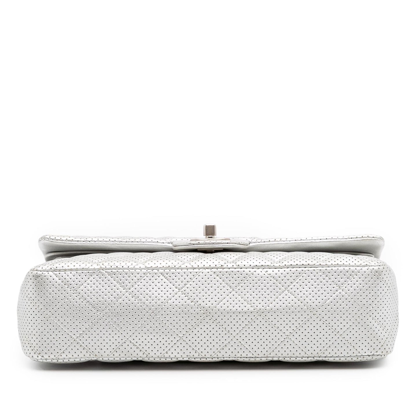 Chanel Medium Classic Perforated Lambskin Double Flap
