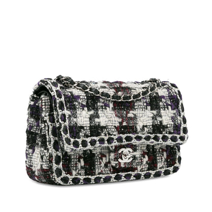 Chanel Medium Classic Tweed Double Flap (SHG-J5aO5L)