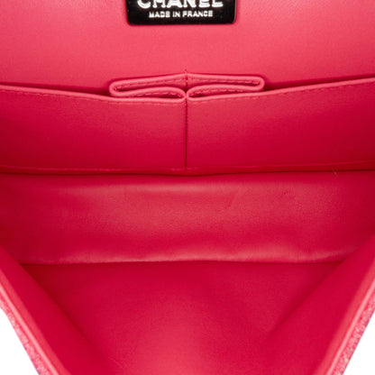 Chanel Medium Classic Tweed Flower Double Flap