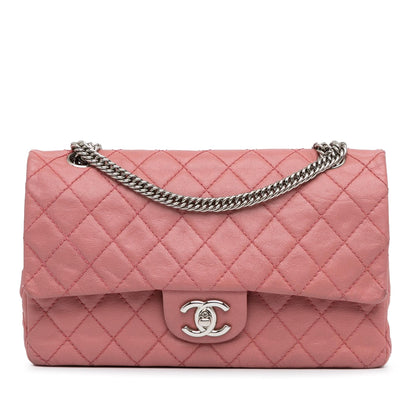 Chanel Medium Classic Washed Lambskin Bijoux Chain Double Flap
