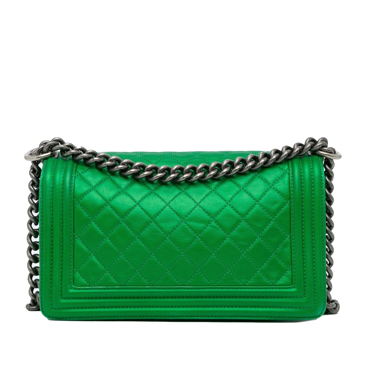 Chanel Medium Lambskin Boy Flap Bag (SHG-2AMOG1)