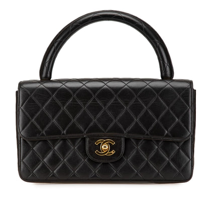 Chanel Medium Lambskin Kelly Parent Top Handle Bag
