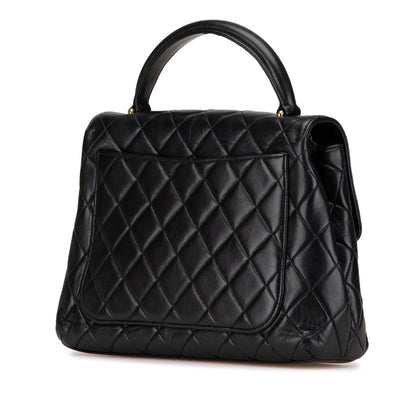 Chanel Medium Lambskin Kelly Top Handle Bag