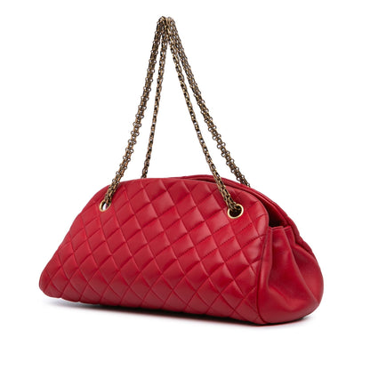 Chanel Medium Lambskin Mademoiselle Bowling Bag