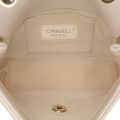 Chanel Medium Lambskin Twist Chain Enamel CC Flap