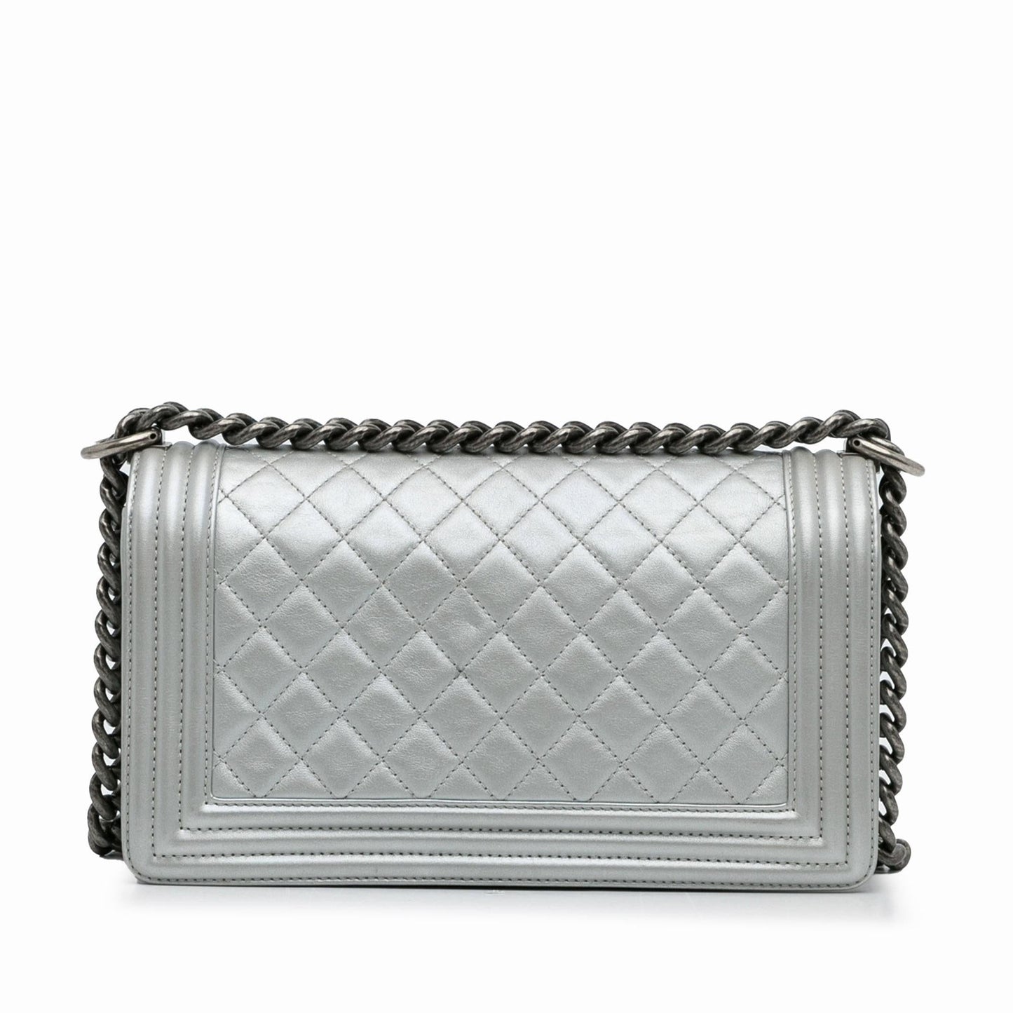Chanel Medium Metallic Boy Flap (SHG-xCkeOz)
