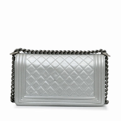 Chanel Medium Metallic Boy Flap (SHG-xCkeOz)