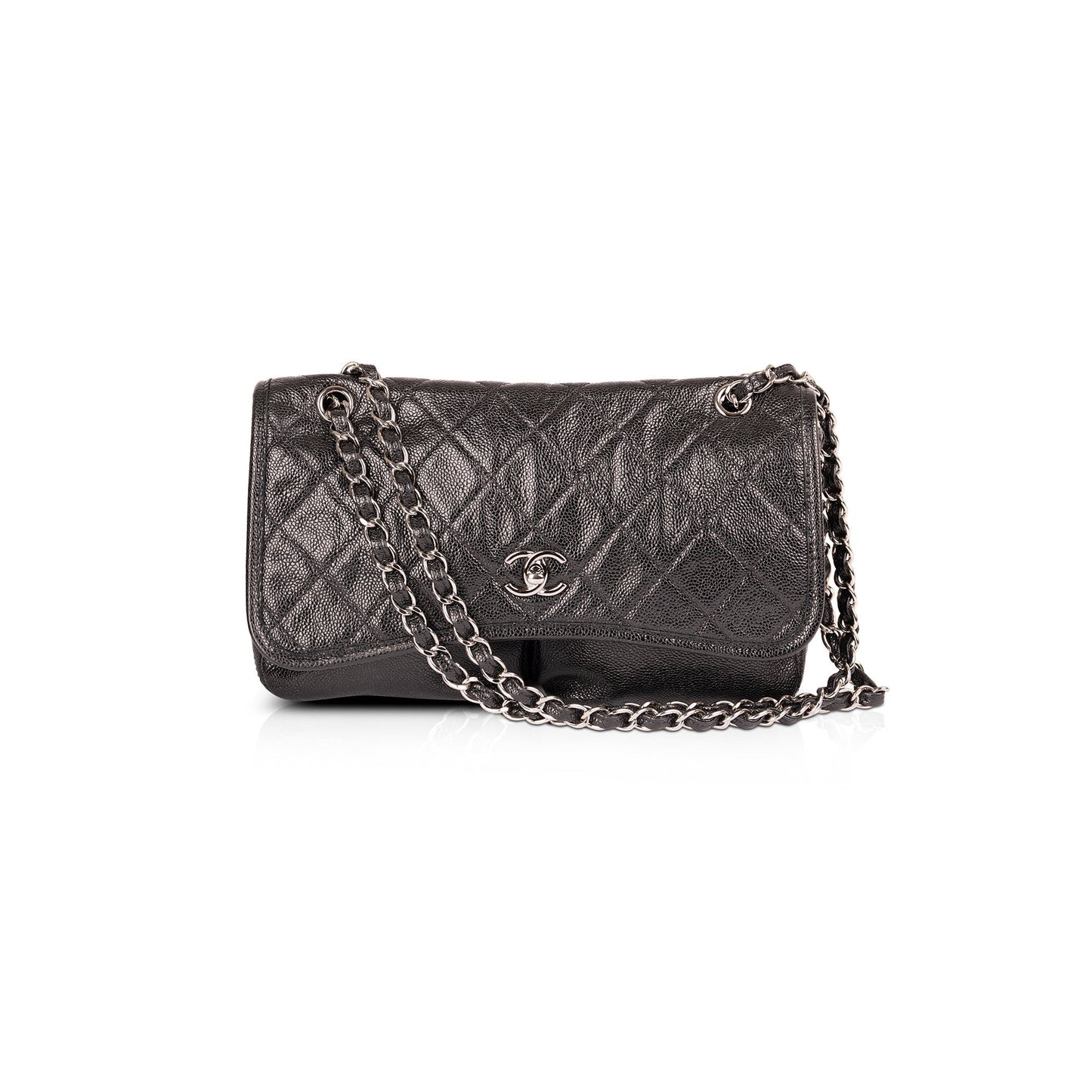 Chanel Medium Natural Beauty Split Pocket Flap Bag