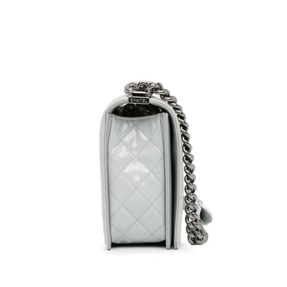 Chanel Medium Patent Boy Flap (SHG-C0XBaJ)