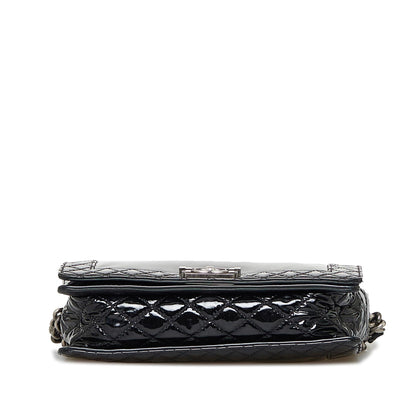 Chanel Medium Patent Boy Reverso Flap